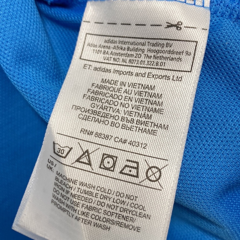 adidas Blue Jacket with White Accents - Picture 5 of 7
